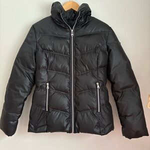Guess Women's Black Down Quilted Puffer Jacket